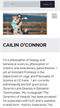 Mobile Screenshot of cailinoconnor.com